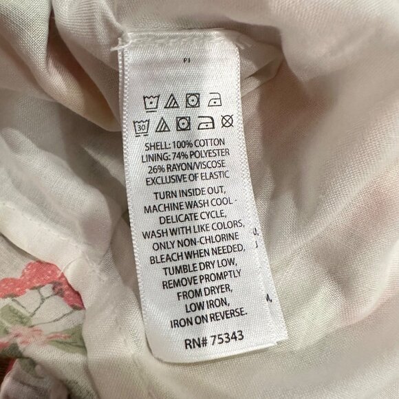 SIGRID OLSEN GIRLS STRAWBERRY FLORAL DRESS SIZE 6 NEW - Picture 10 of 10